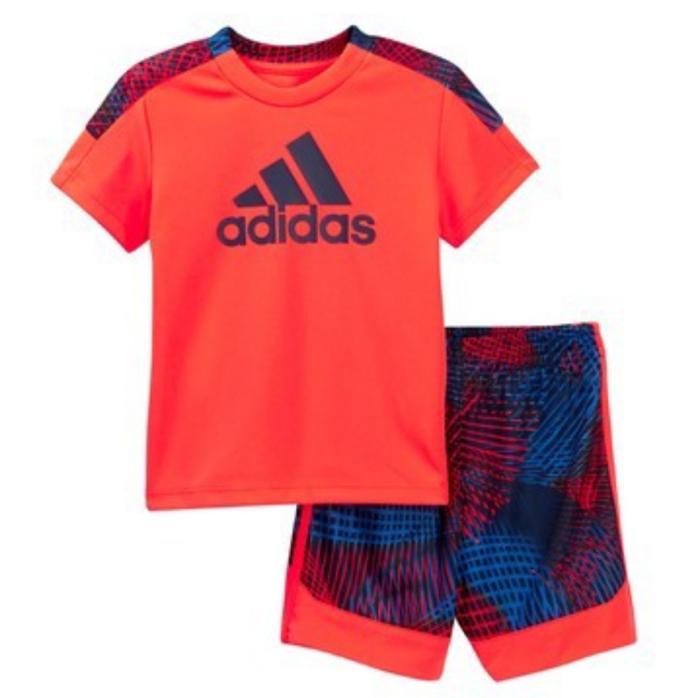 Adidas Boys Athletic  Shirt & shorts  Set size 5